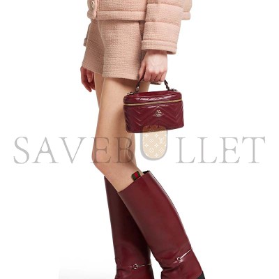 GUCCI GG MARMONT MINI VANITY BAG 837454 (19*11.5*9cm) GUCCI GG MARMONT MINI VANITY BAG 837454 (19*11.5*9cm)